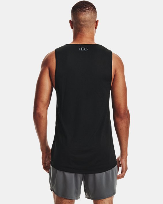 Men's UA Tech™ Graphic Tank in Black image number 1